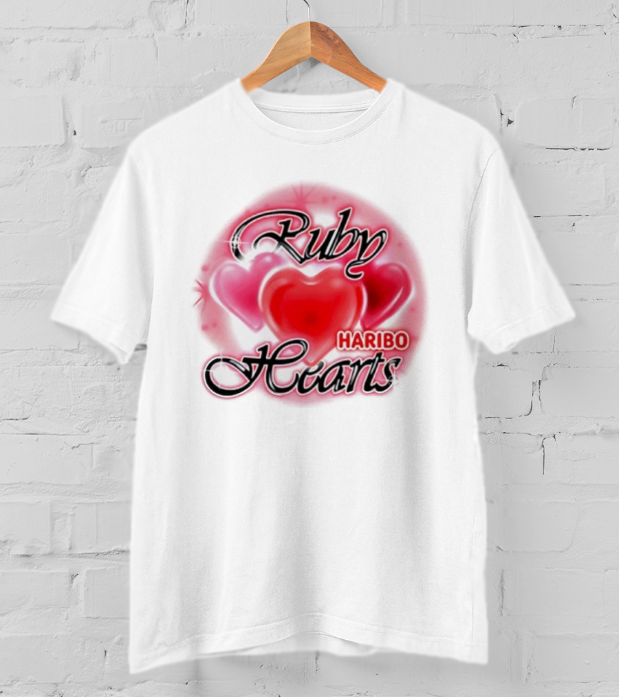 Jennie X Haribo Ruby Hearts T-Shirt