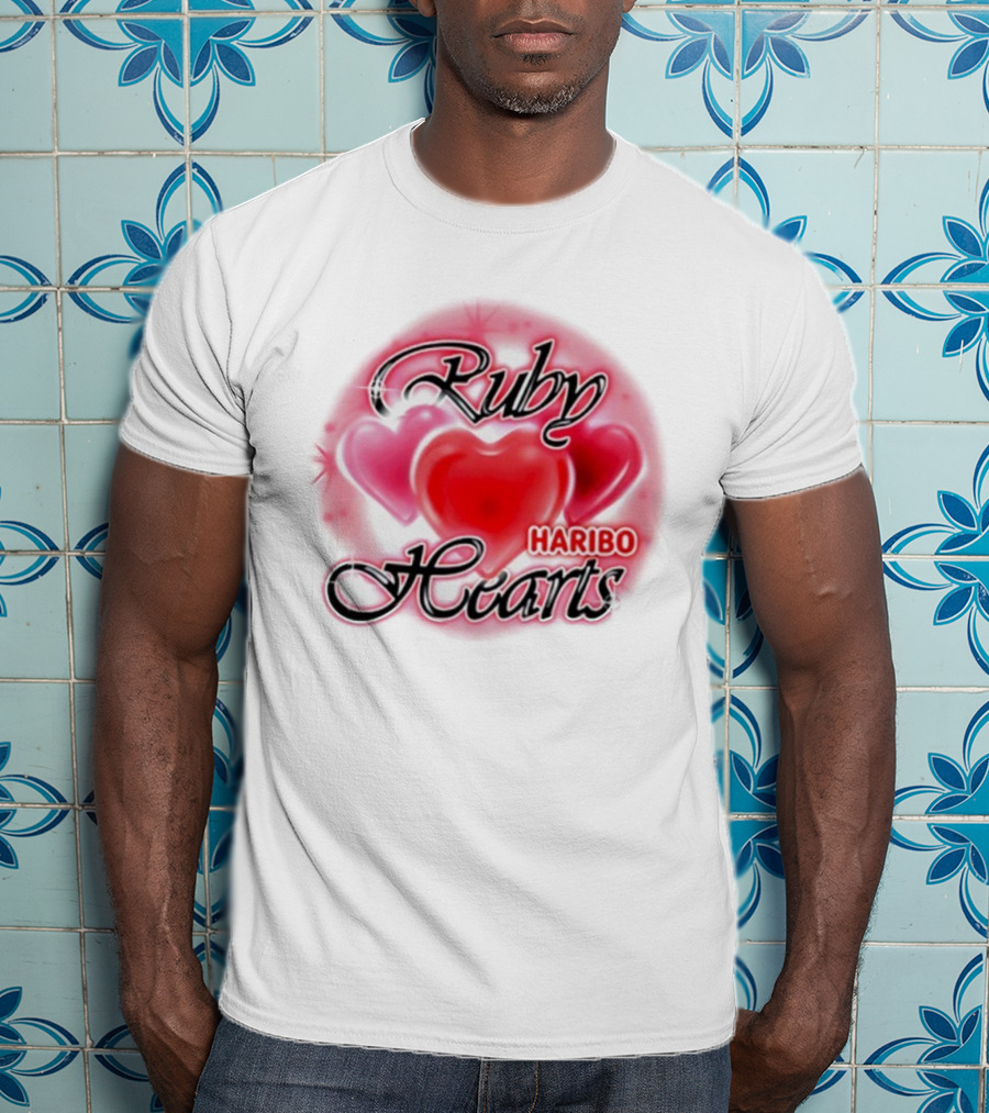 Jennie X Haribo Ruby Hearts T-Shirt