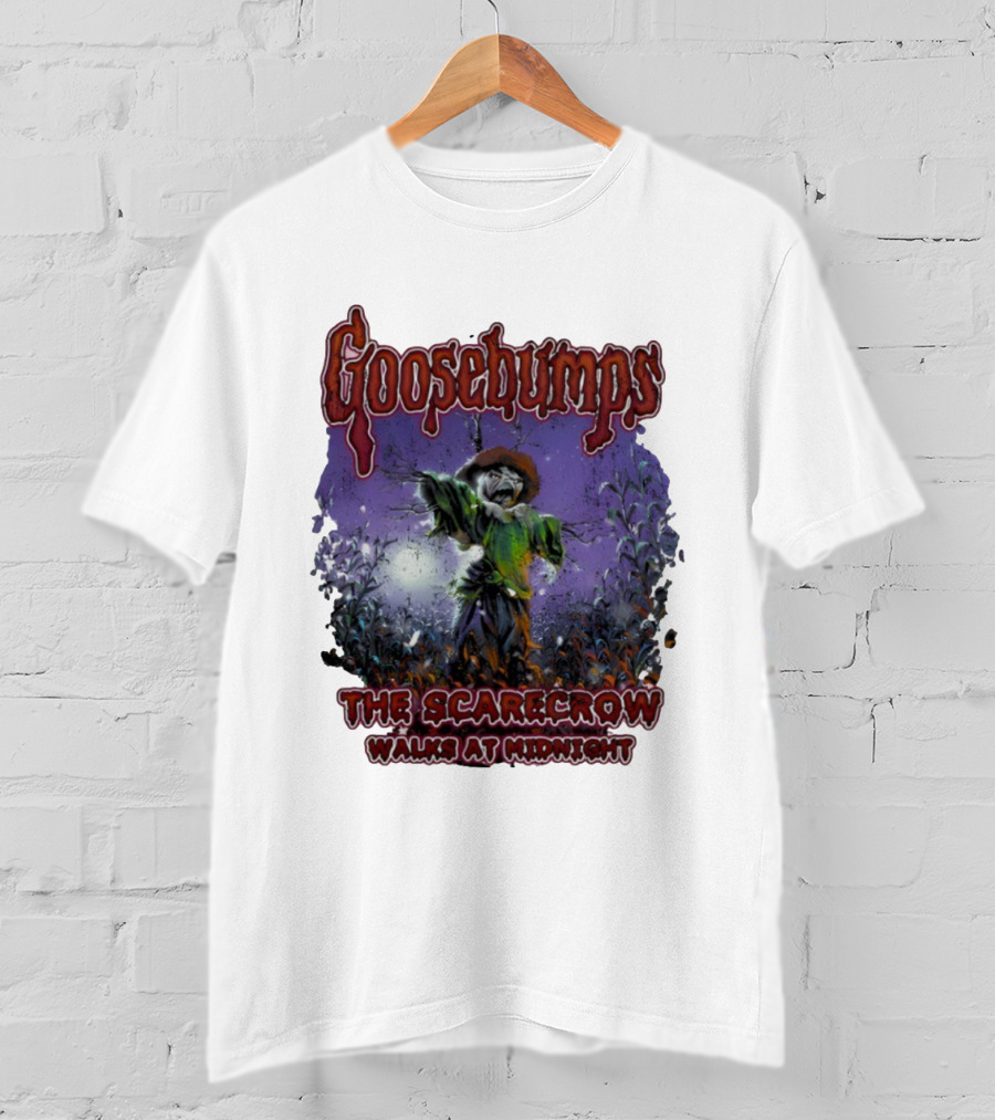 Goosebumps The Scarecrow Walks At Midnight Creepy Horror Collection T-Shirt