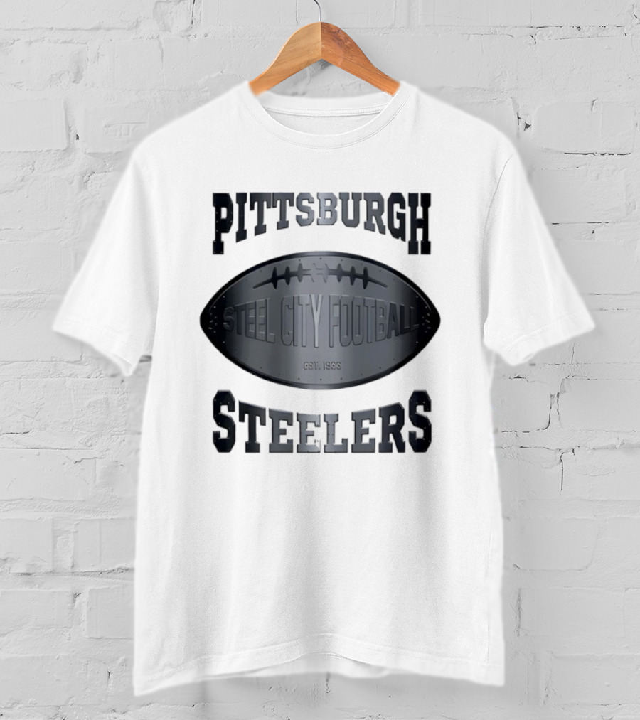 Pittsburgh Steelers Steel City Football Est. 1933 T-Shirt