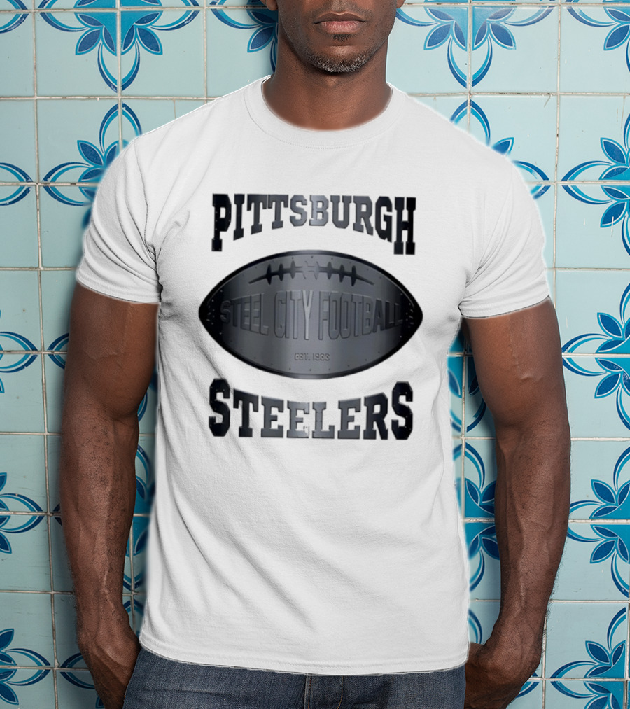 Pittsburgh Steelers Steel City Football Est. 1933 T-Shirt