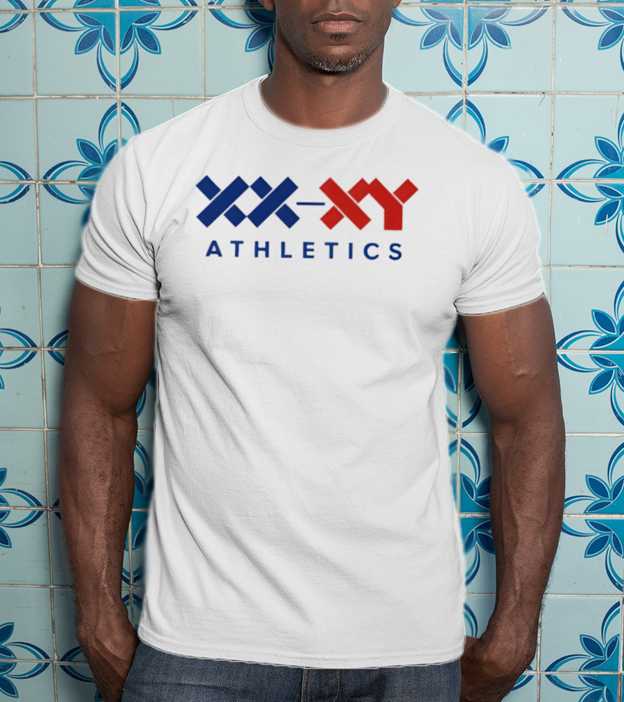 XX XY Athletics Riley Gaines Husband Theres Only Two Genders T-Shirt