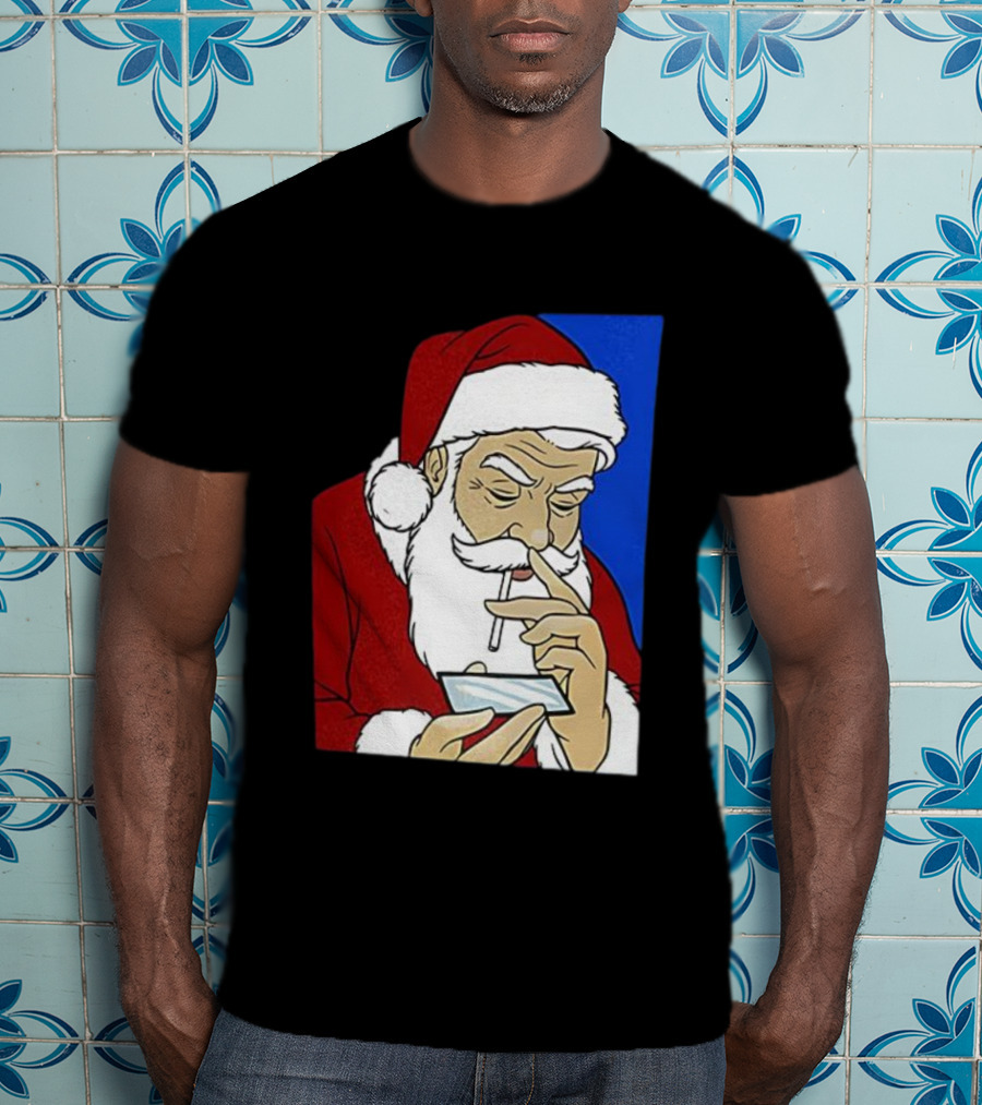 Coke Santa Naughty List Christmas Meme T-Shirt