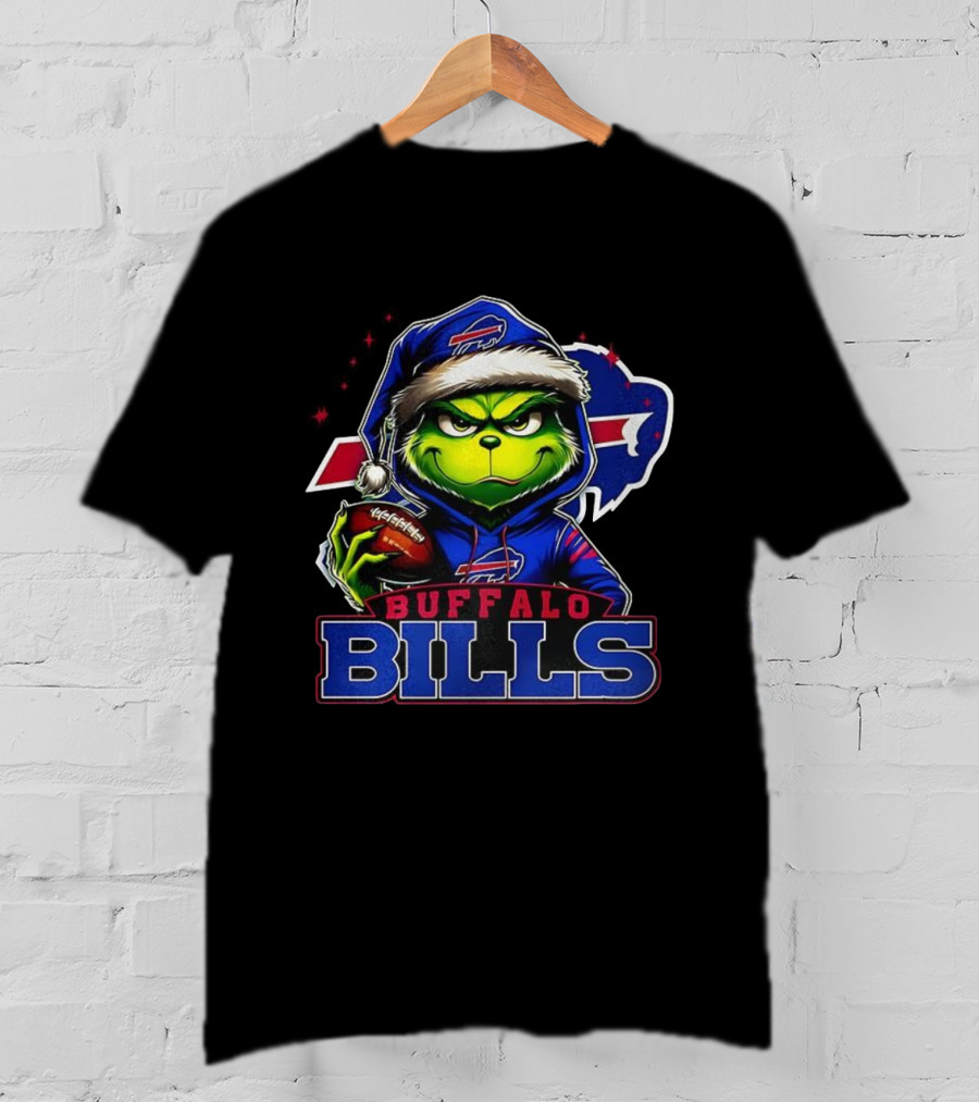 Grinch Buffalo Bills NFL Christmas Fan Favorite Holiday Edition T-Shirt
