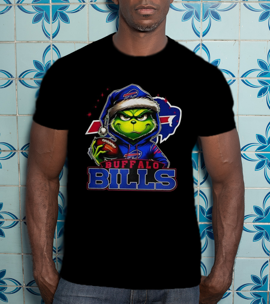 Grinch Buffalo Bills NFL Christmas Fan Favorite Holiday Edition T-Shirt