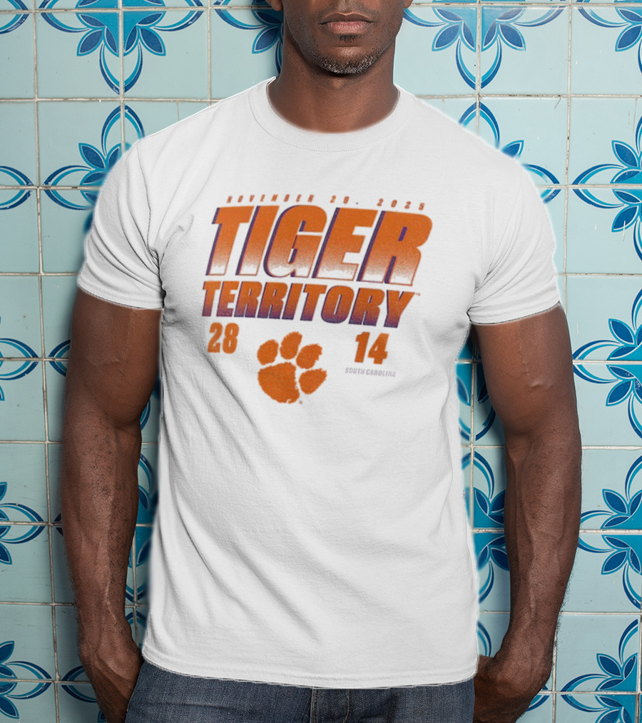 Clemson Tiger Territory South Carolina 28-14 December 29 Rivalry Showdown T-Shirt