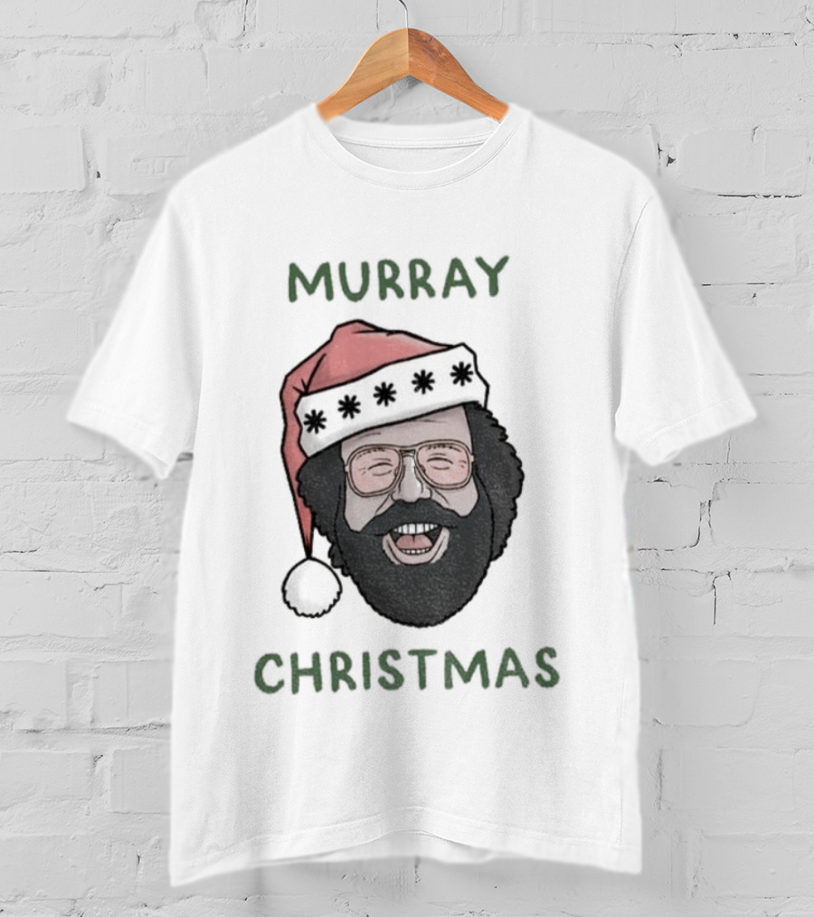 Murray Christmas Upside Down Santa Hat Stranger Things T-Shirt