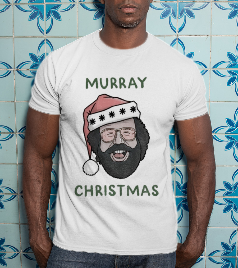 Murray Christmas Upside Down Santa Hat Stranger Things T-Shirt