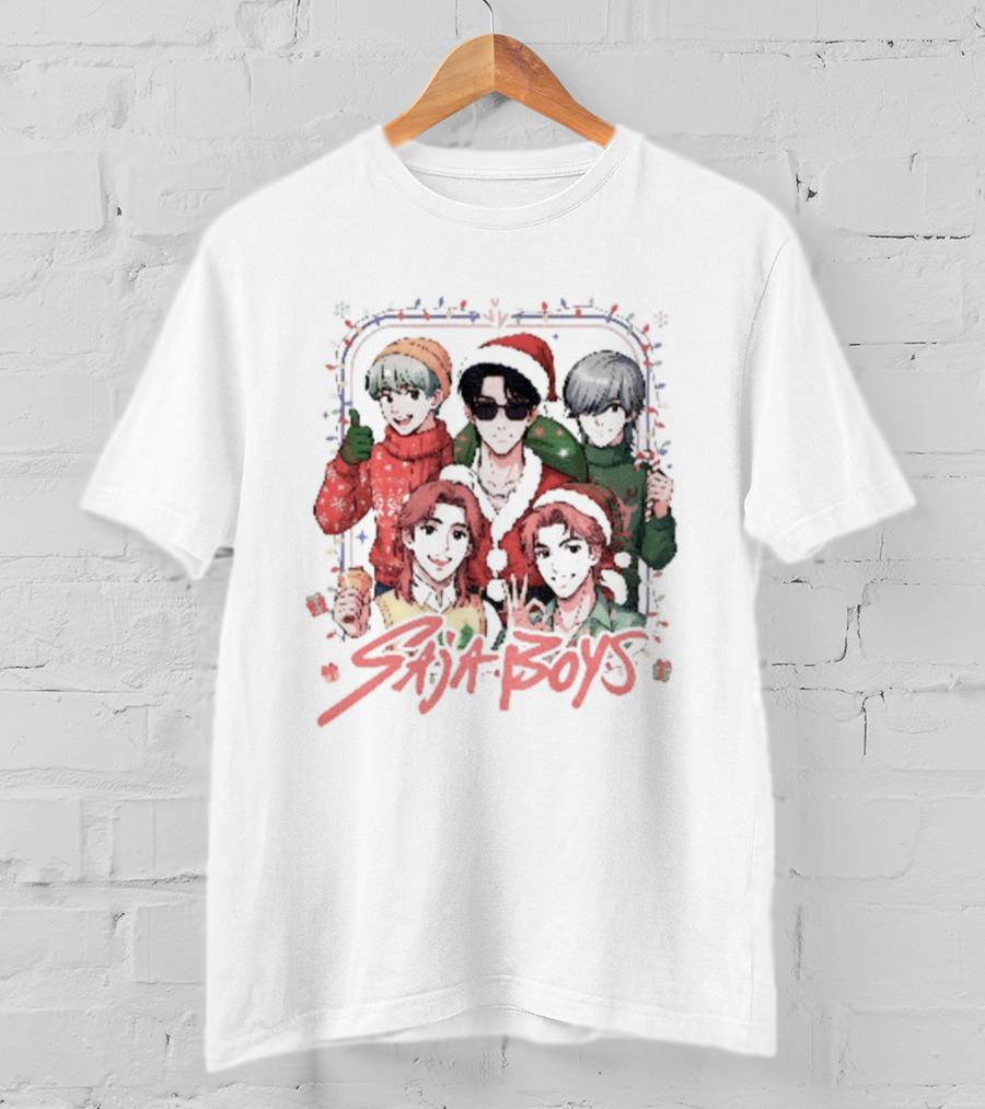 Saja Boys Christmas Lights Family Gathering T-Shirt