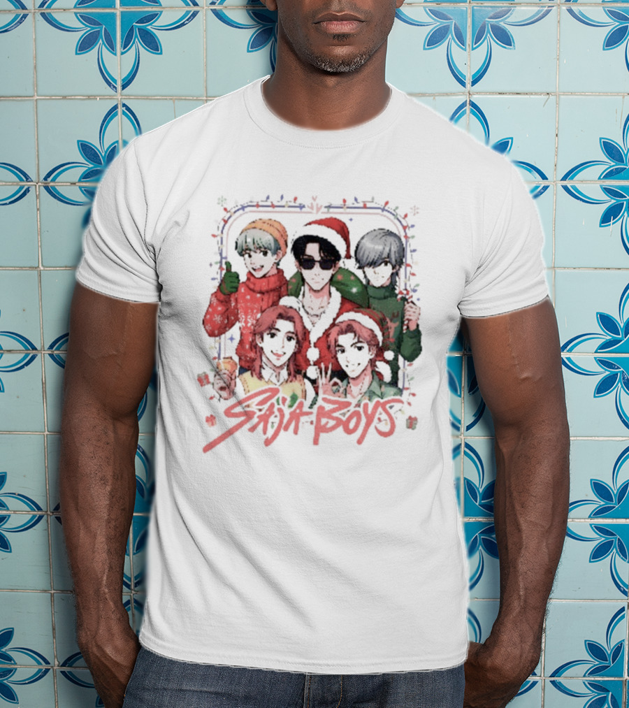 Saja Boys Christmas Lights Family Gathering T-Shirt