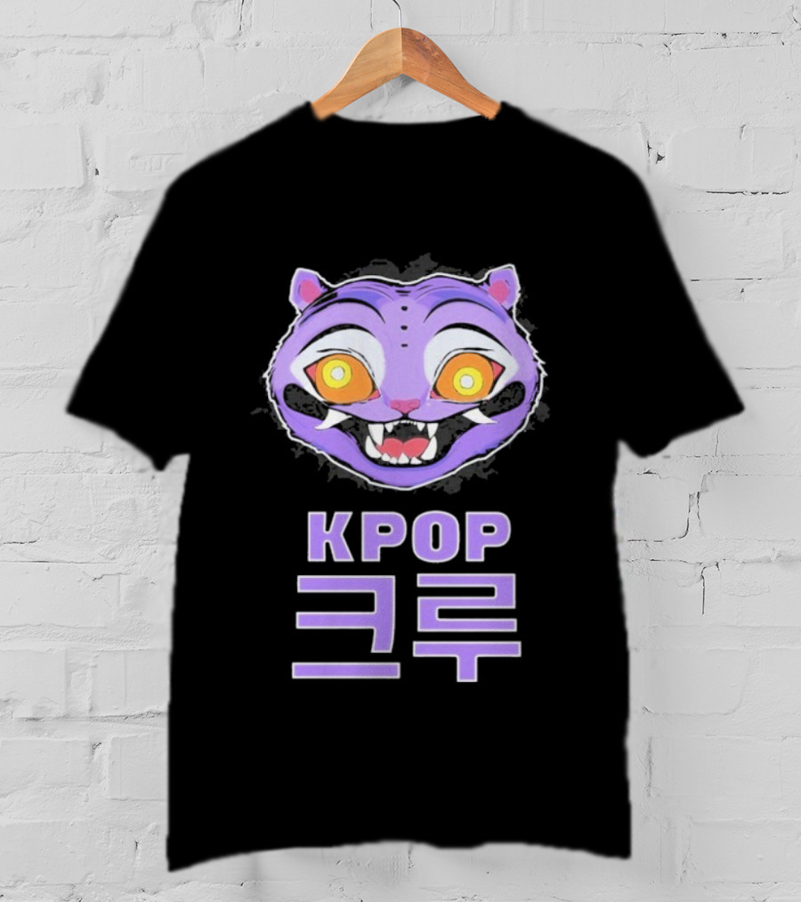 KPOP Krewe Derpy Tiger Demon Hunters T-Shirt