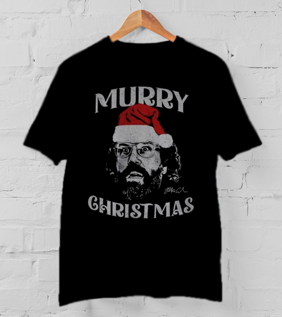 Murry Christmas Stranger Things Santa Hat T-Shirt