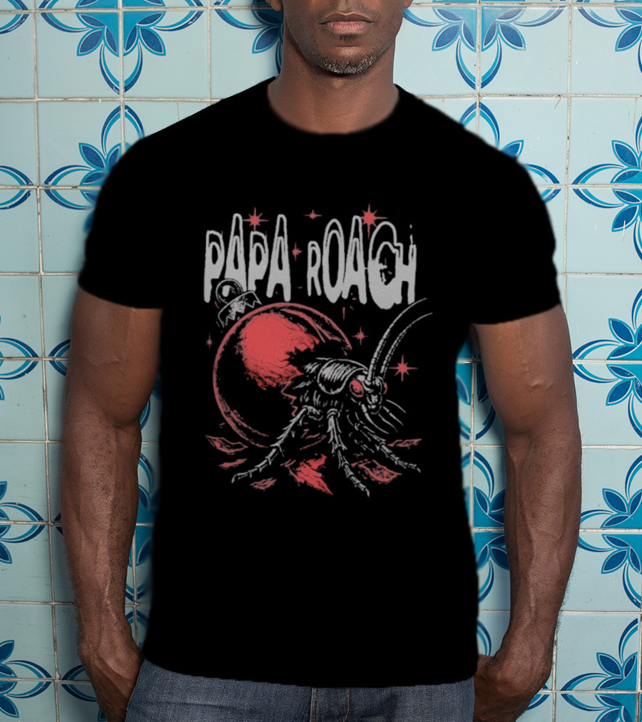 Papa Roach Christmas Roach Red Ornament Festive Design T-Shirt