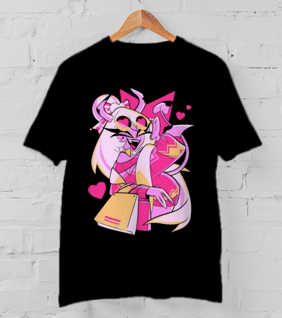 Verosika Hellaverse Cozy Winter Hazbin Hotel Character Art T-Shirt