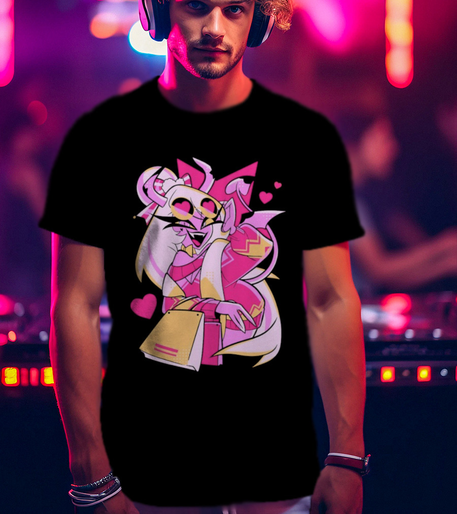 Verosika Hellaverse Cozy Winter Hazbin Hotel Character Art T-Shirt