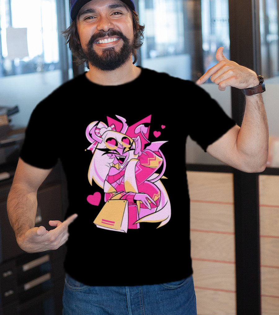 Verosika Hellaverse Cozy Winter Hazbin Hotel Character Art T-Shirt