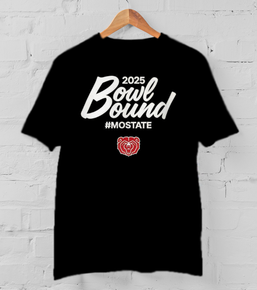 2025 Bowl Bound Mostate Bears Football Team Fan Gear T-Shirt