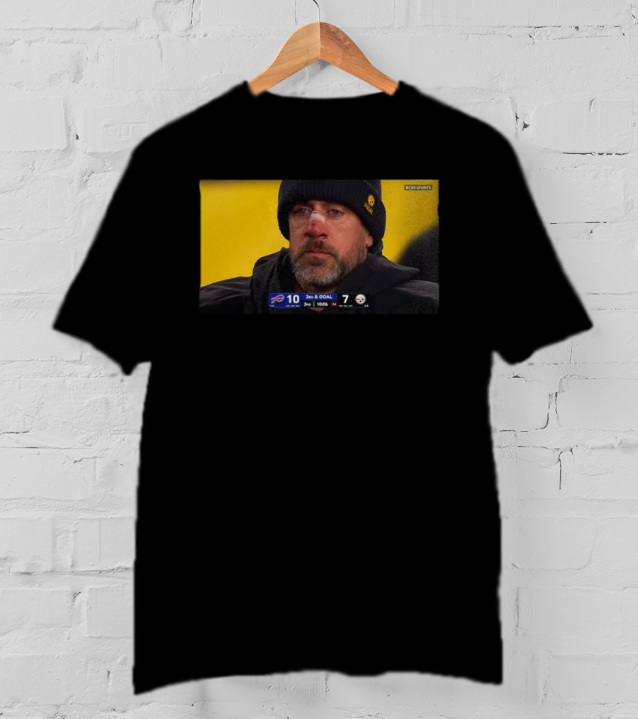 Aaron Rodgers Buffalo Bills Pittsburgh Steelers 10 To 7 3rd And Goal BCBS Sports T-Shirt