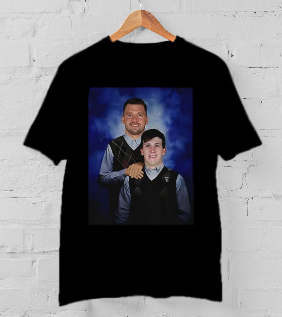 Austin Reaves Luka Doncic Step Brothers Basketball Meme Portrait T-Shirt