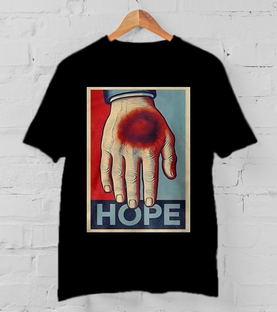 Donald Trump Bruised Hand Hope Style Artwork T-Shirt