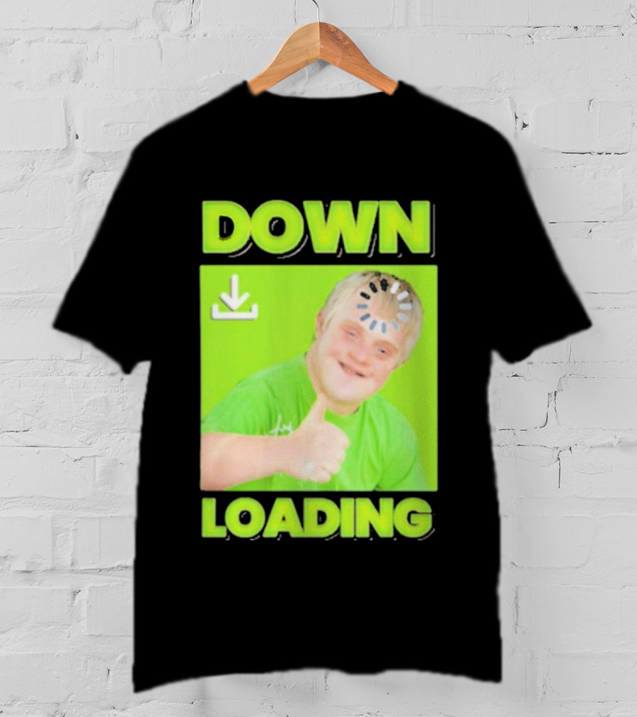 DOWN LOADING Thumb Up Icon Loading Symbol T-Shirt