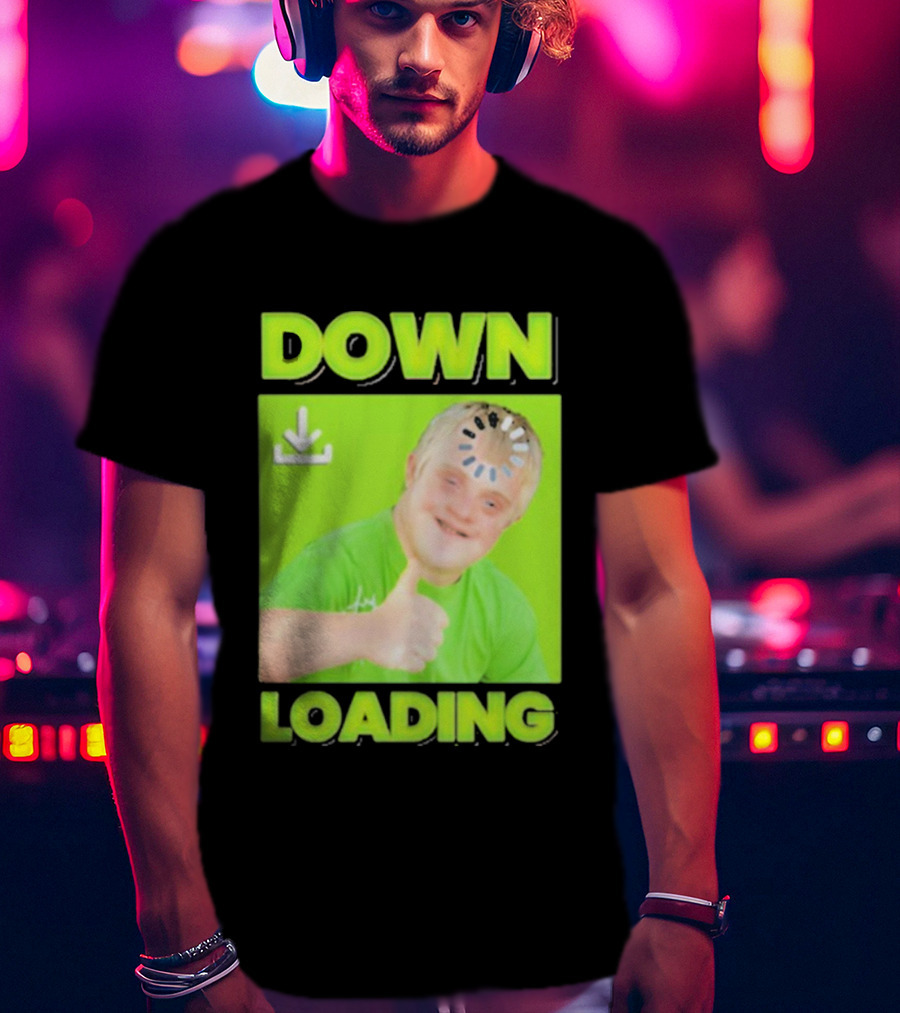 DOWN LOADING Thumb Up Icon Loading Symbol T-Shirt