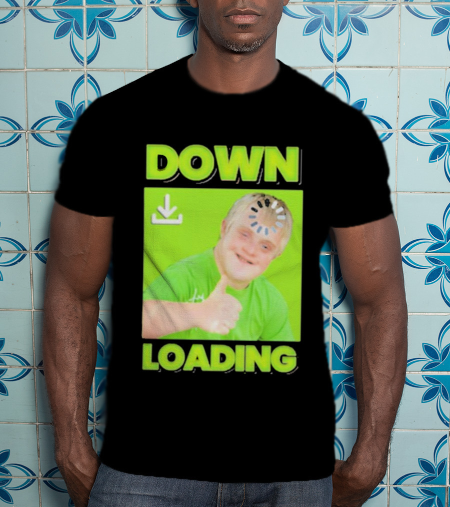 DOWN LOADING Thumb Up Icon Loading Symbol T-Shirt
