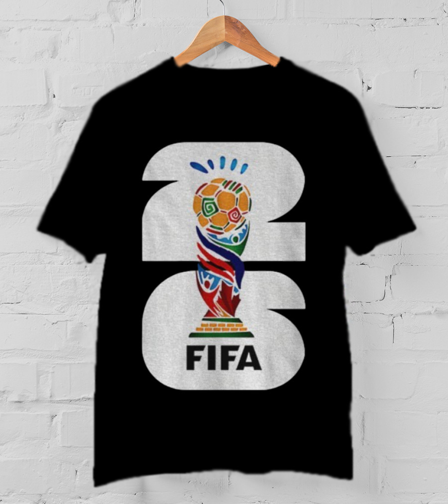FIFA World Cup 2026 Trophy Emblem Iconic Soccer Championship Symbol T-Shirt