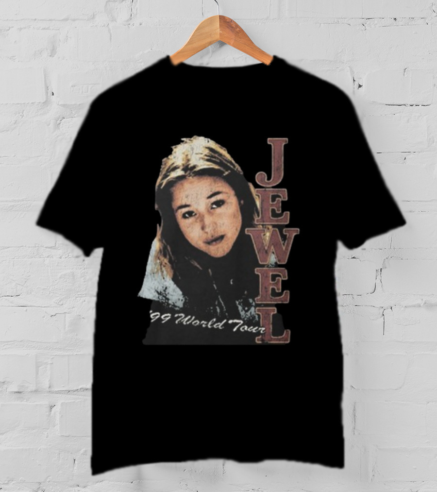 Jewel 99 World Tour Vintage Style Retro Portrait T-Shirt