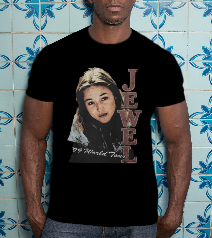 Jewel 99 World Tour Vintage Style Retro Portrait T-Shirt