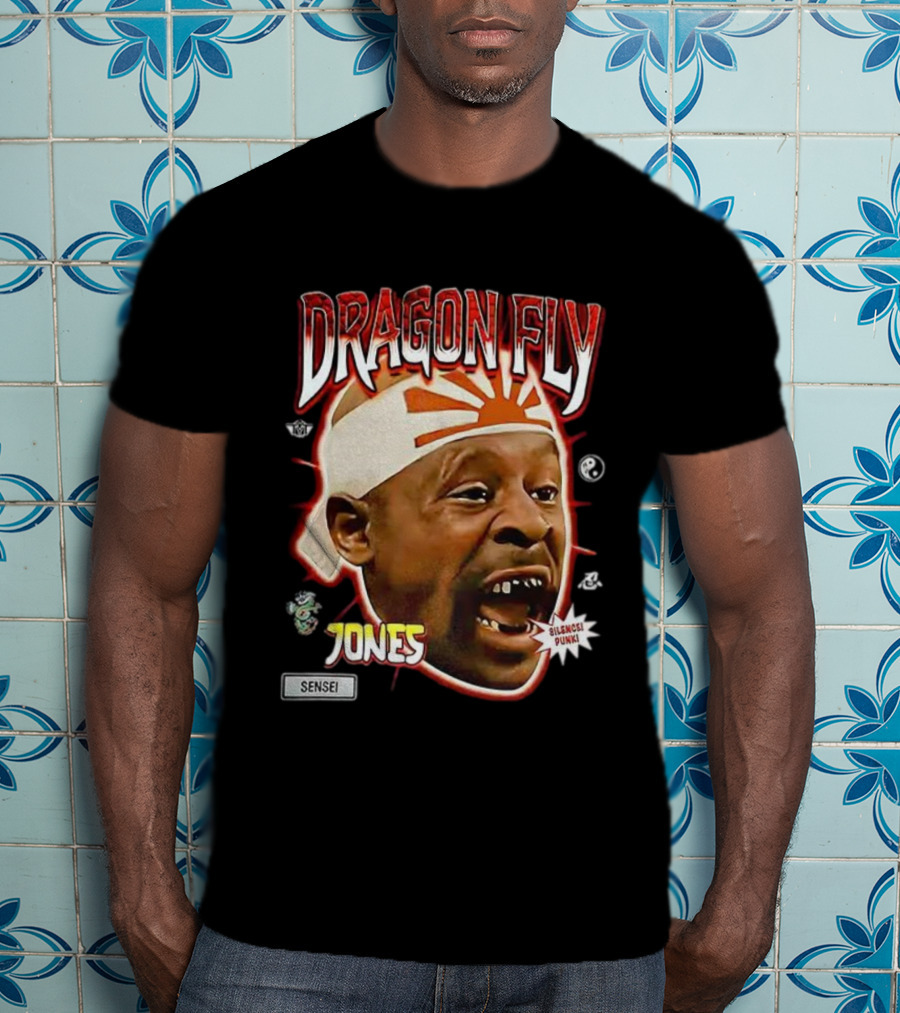 Martin Lawrence Dragon Fly Jones Big Head Silencio Punk Sensei T-Shirt