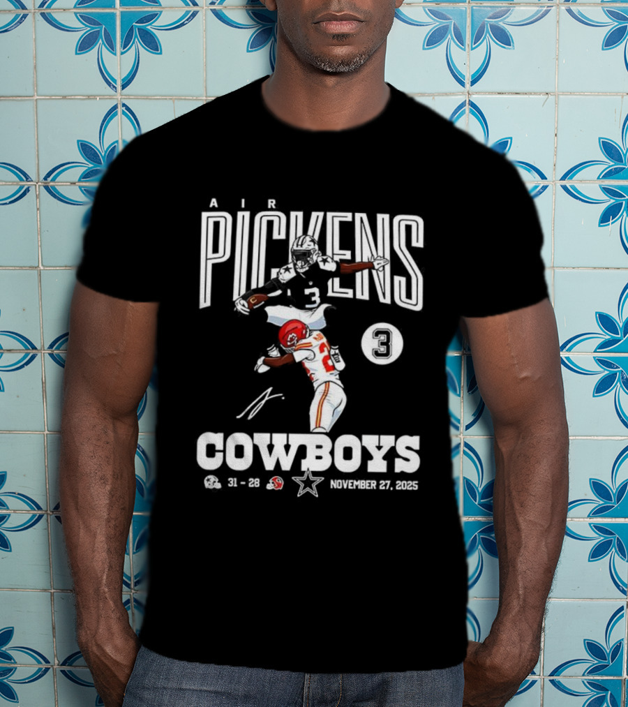 AIr Pickens Cowboys Vintage Football Celebration Tee T-Shirt
