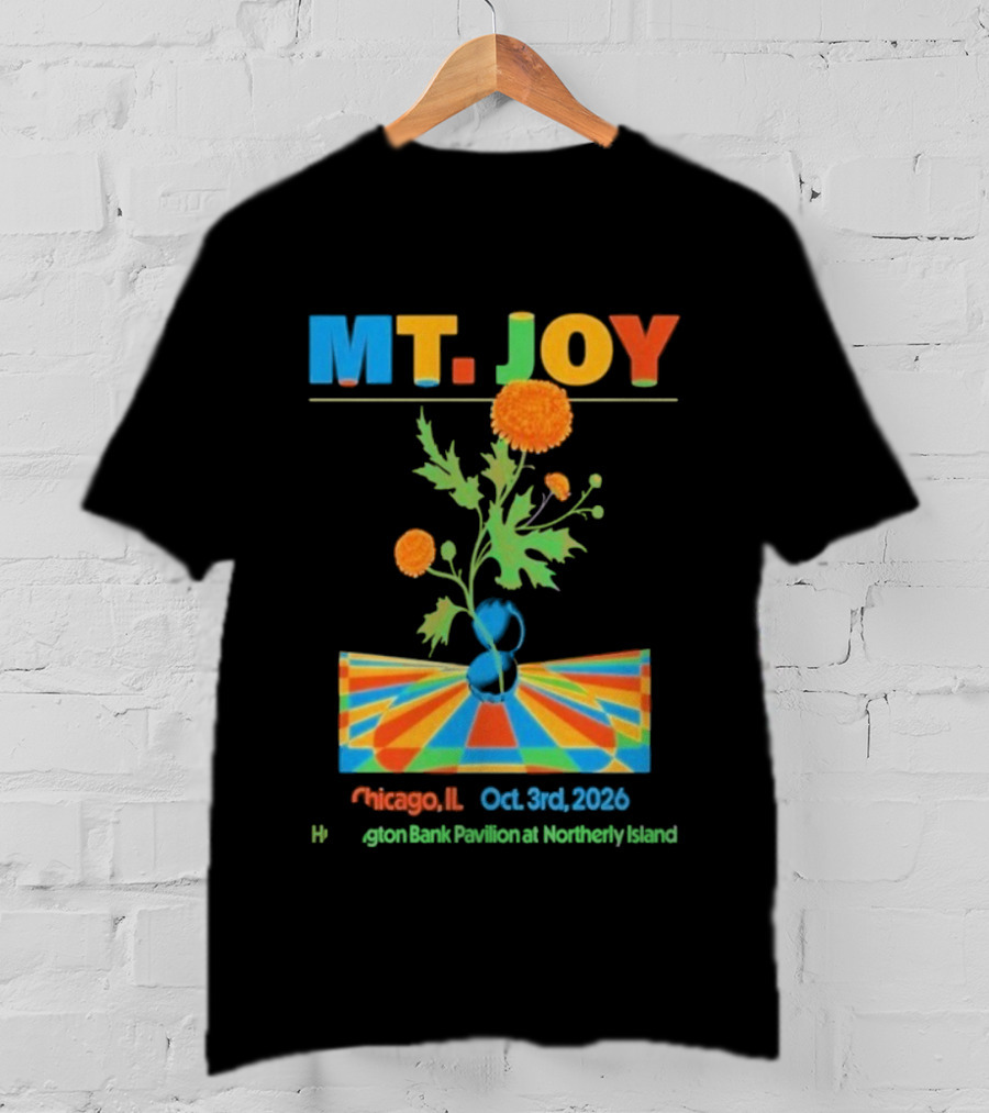 MT. JOY Chicago IL Oct 3 2026 Huntington Bank Pavilion Northerly Island T-Shirt
