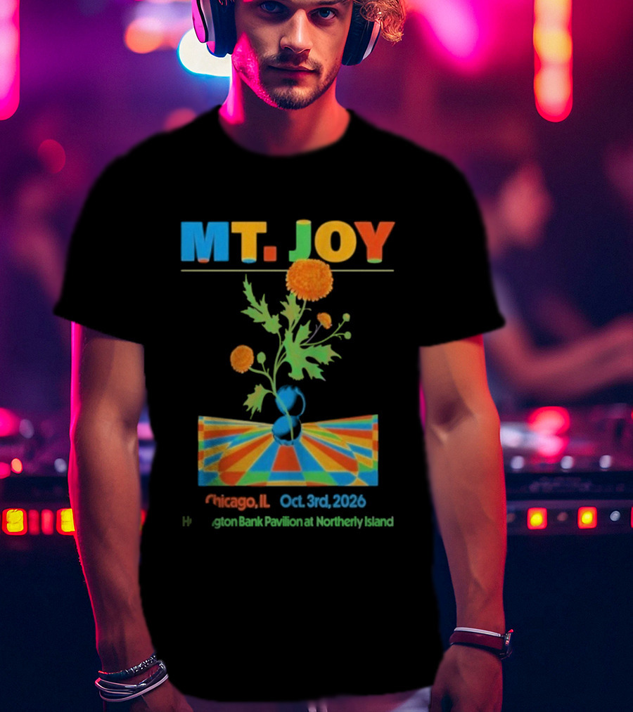MT. JOY Chicago IL Oct 3 2026 Huntington Bank Pavilion Northerly Island T-Shirt