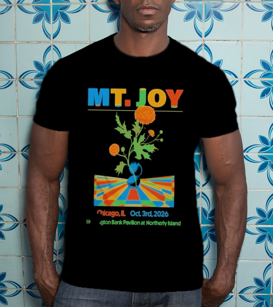MT. JOY Chicago IL Oct 3 2026 Huntington Bank Pavilion Northerly Island T-Shirt