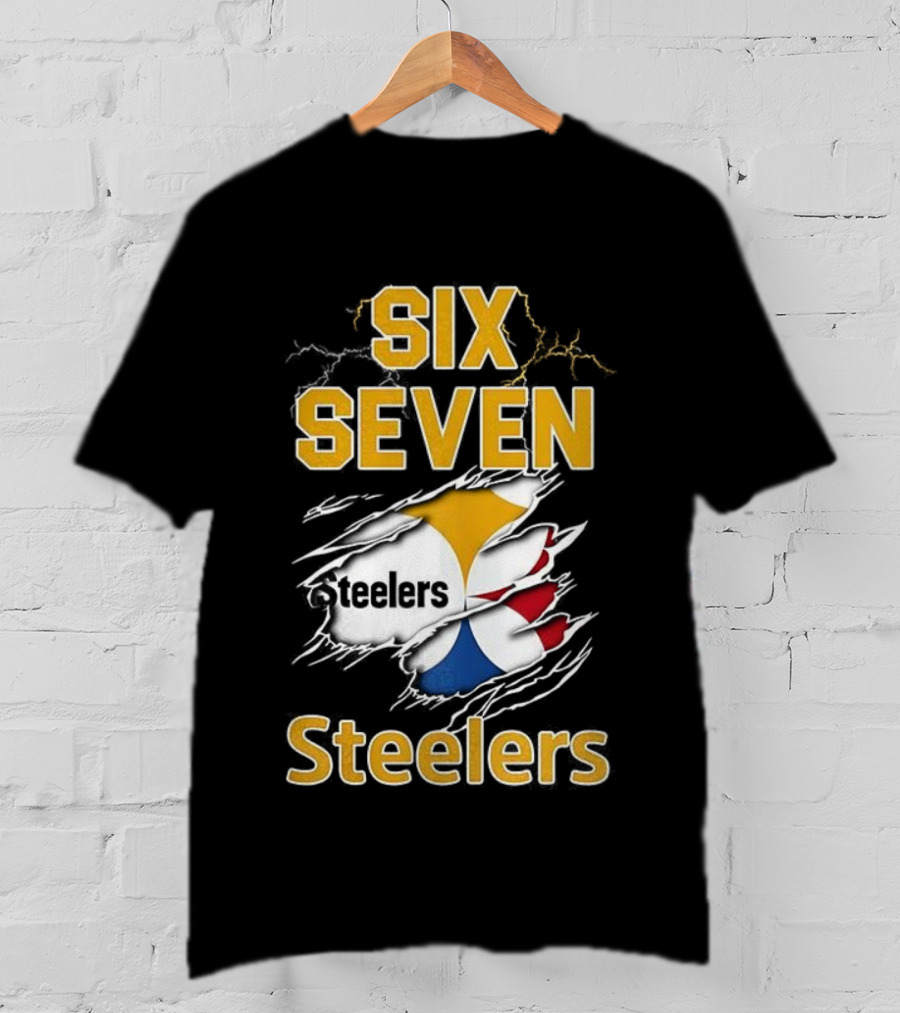 Pittsburgh Steelers Six Seven Steelers Football T-Shirt