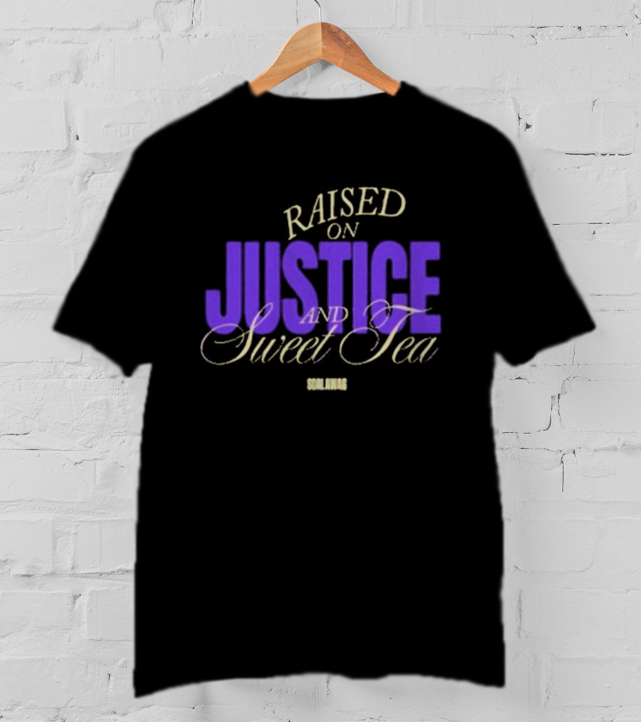 Raised On Justice And Sweet Tea Scalawag Magazine T-Shirt