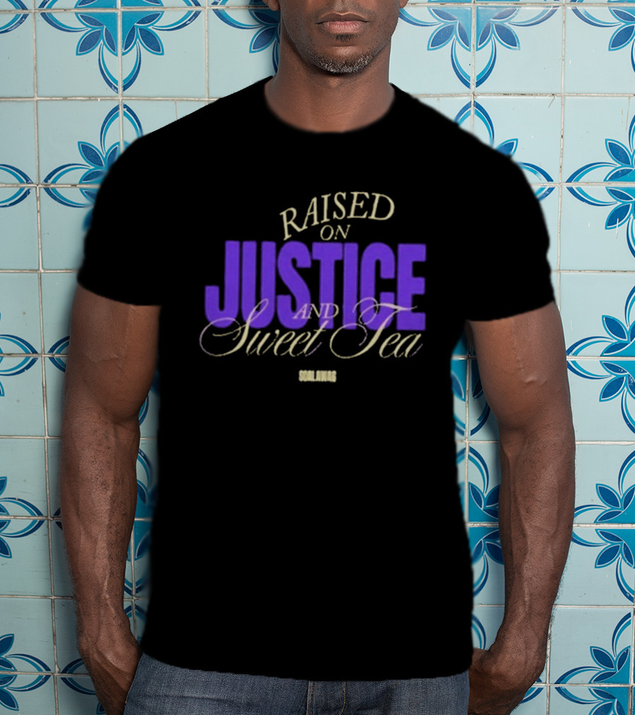 Raised On Justice And Sweet Tea Scalawag Magazine T-Shirt