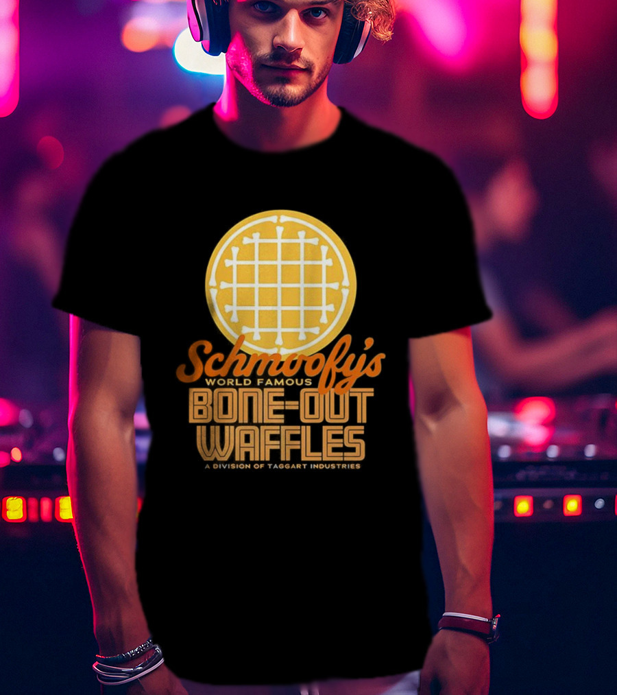 Schmoofy’s World Famous Bone-Out Waffles Exclusively At Specific Locale T-Shirt