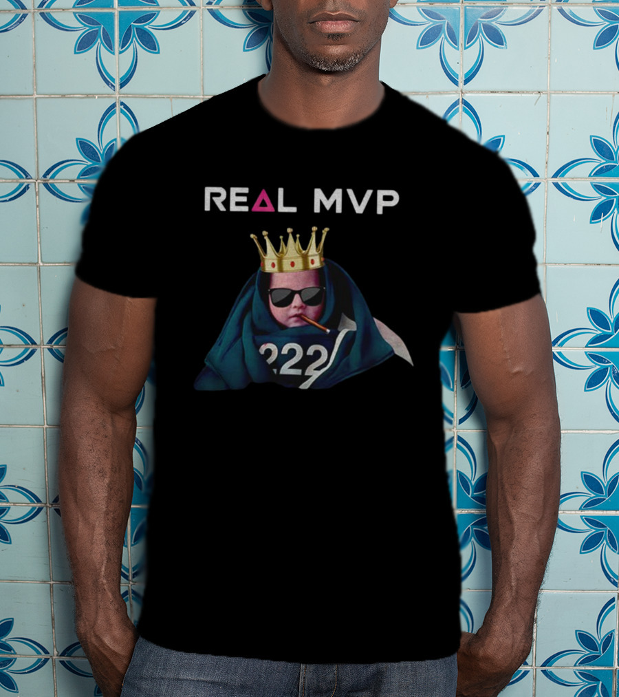 Real MVP Player 222 Baby Meme Squid K-Drama T-Shirt