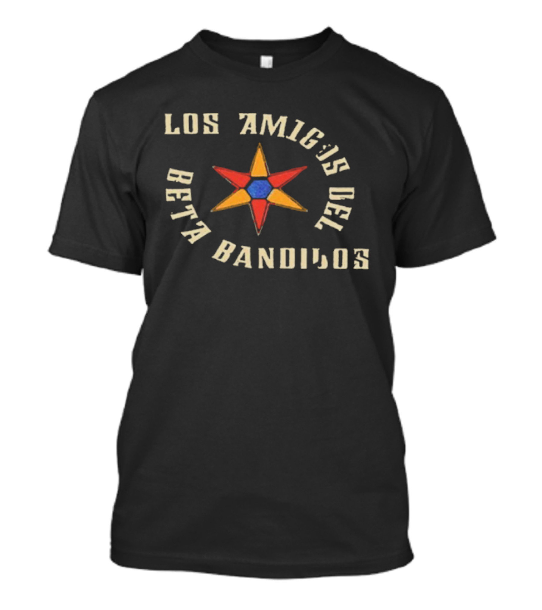 Los Amigos Del Beta Bandidos Star Badge T-Shirt