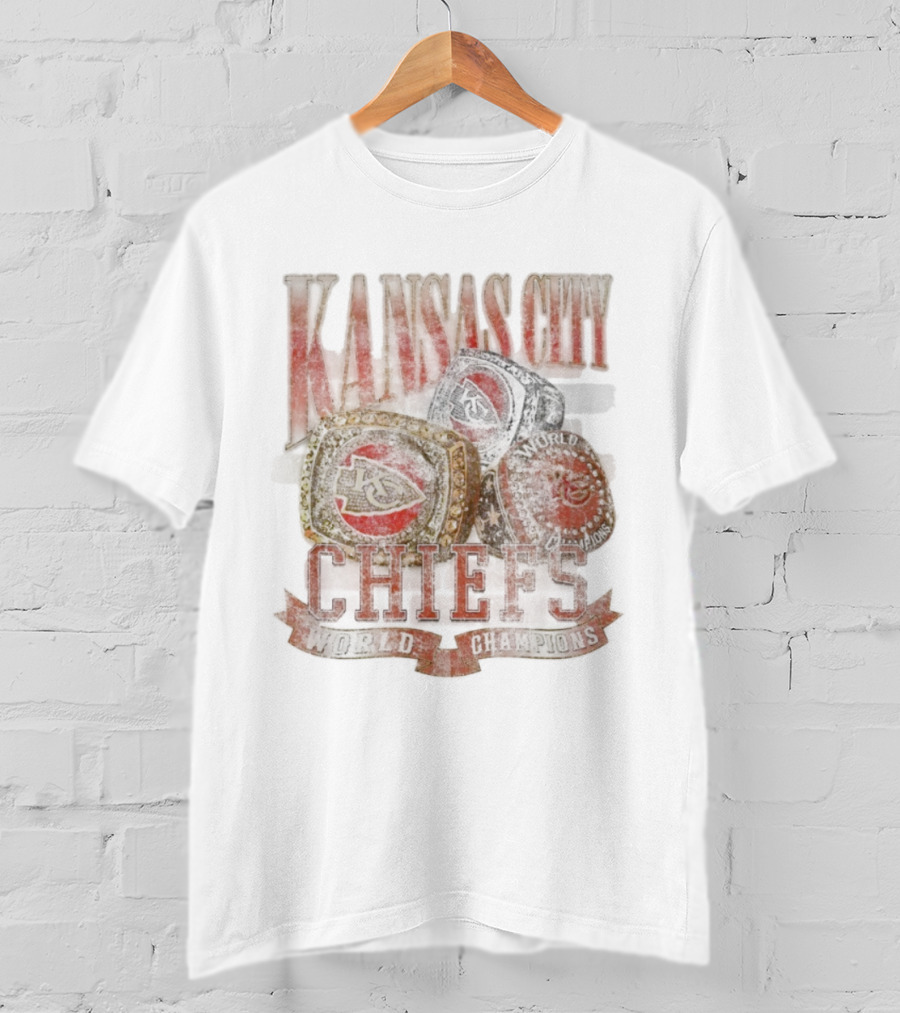 Brittany Mahomes NFL Kansas City Chiefs Super Bowl Rings T-Shirt