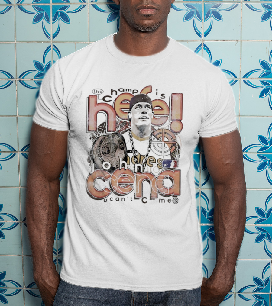 John Cena Champ Is Here Cena Wrestling Icon T-Shirt