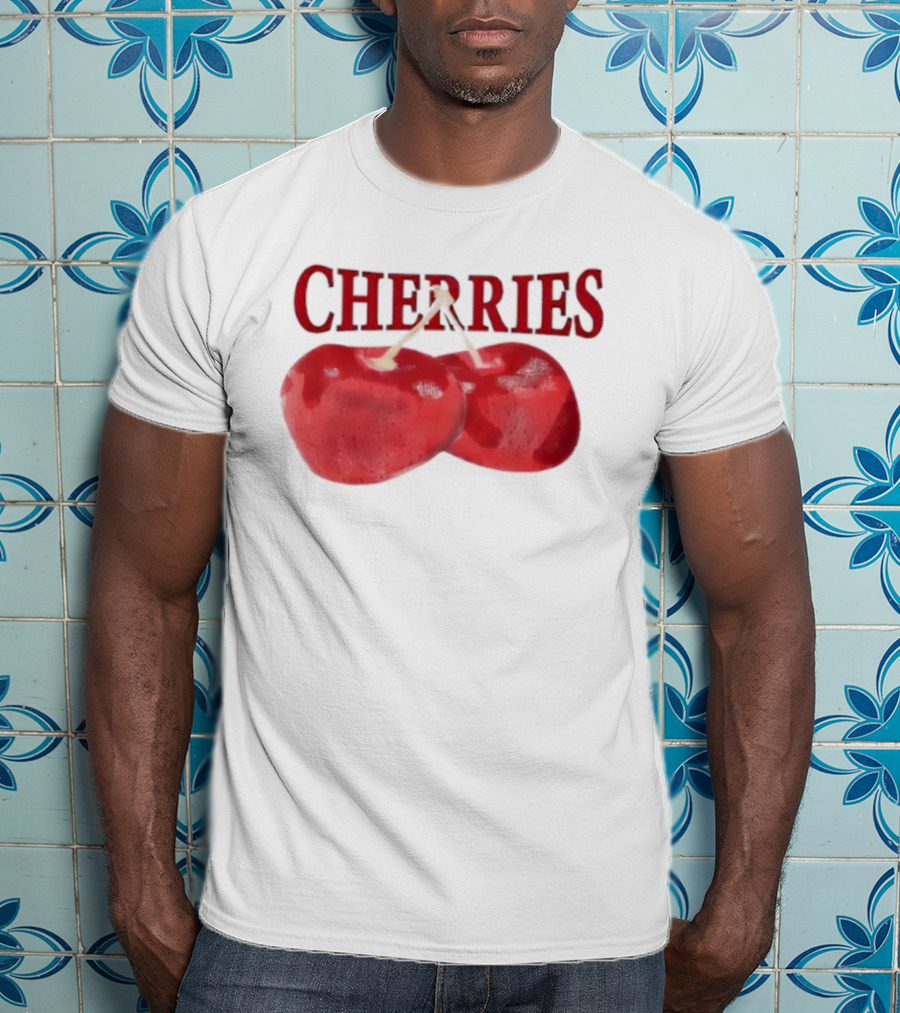 Cherry Daddy Issues Cherries Double Fruit Image T-Shirt