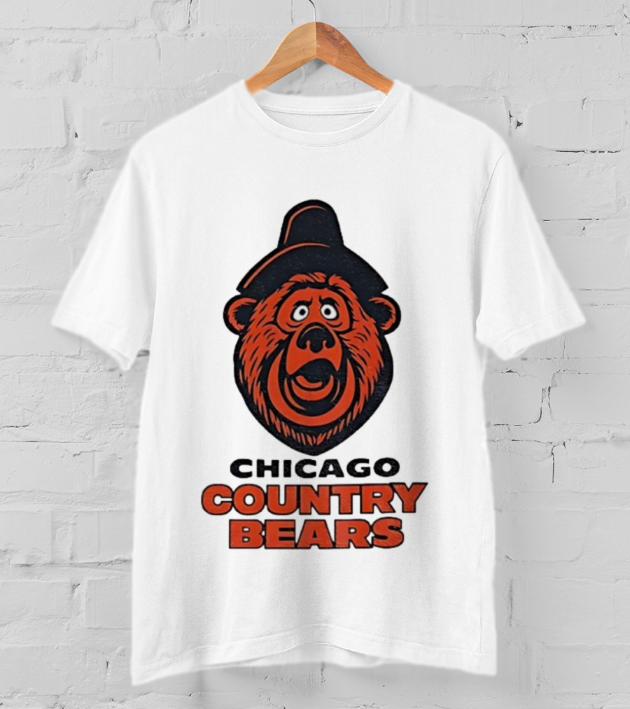 Chicago Country Bears Vintage Inspired Sports Logo T-Shirt