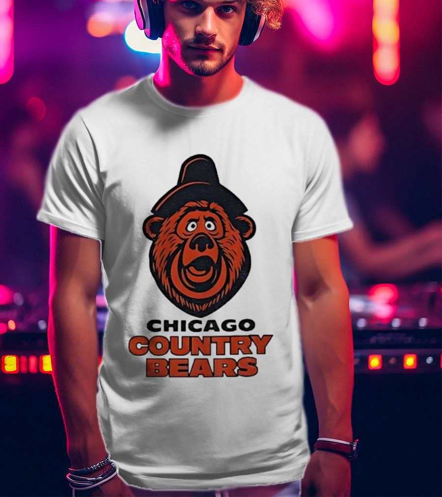 Chicago Country Bears Vintage Inspired Sports Logo T-Shirt