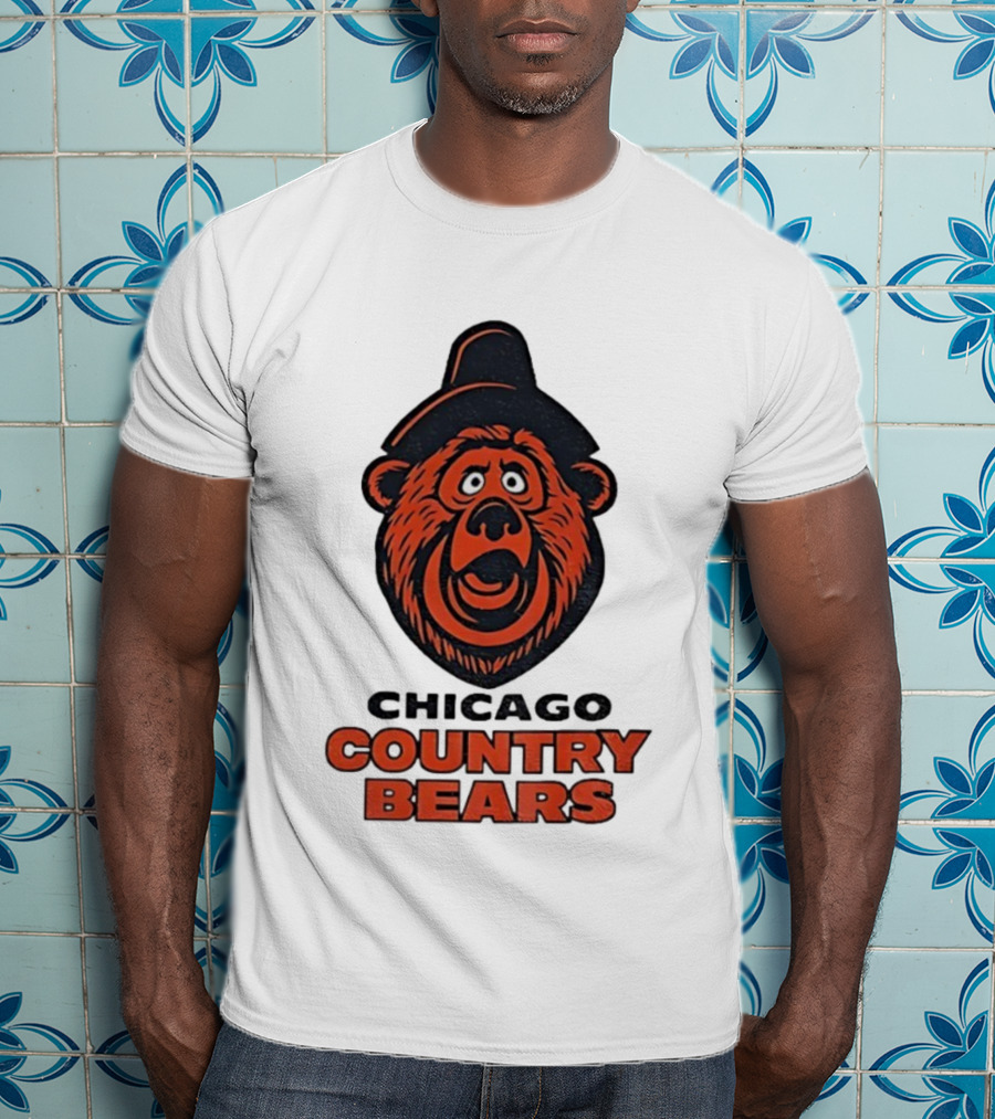 Chicago Country Bears Vintage Inspired Sports Logo T-Shirt