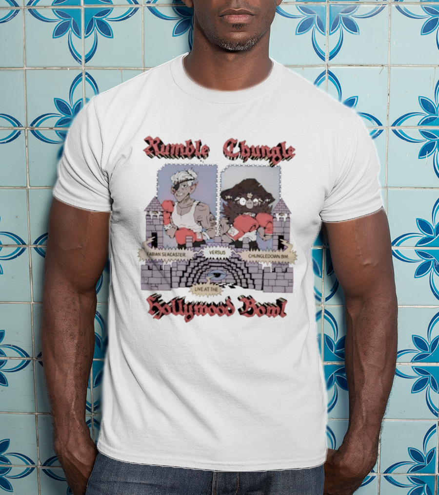 Rumble Chungle Fabian Seacaster Hollywood Bowl Live Chingledown Bim Dropout T-Shirt