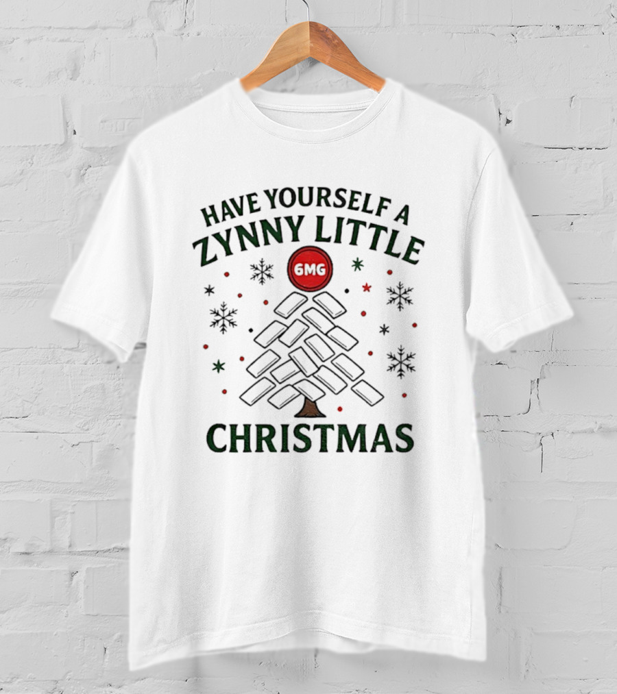 Have Yourself A Zynny Little Christmas ZMC Snowflakes Tree T-Shirt