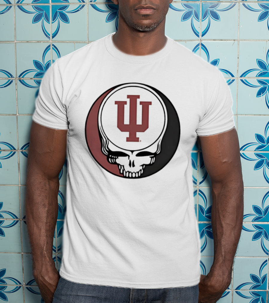 Indiana University Grateful Dead Steal Your Face Mashup T-Shirt